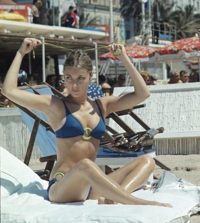 Η αδικοχαμένη Σάρον Τέιτ στο φεστιβάλ του 1968.