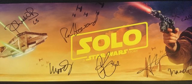 Κερδίστε τη συλλεκτική, υπογεγραμμένη από τους συντελεστές αφίσα του «Solo: A Star Wars Story»!