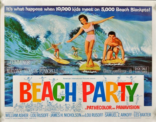 Beach Party Films! Ένα κινηματογραφικό υπο-είδος υψηλής υποκουλτούρας