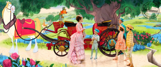 Η Έμιλι Μπλαντ προσγειώνεται μαγικά! Νέες φωτογραφίες από το «Mary Poppins Returns»