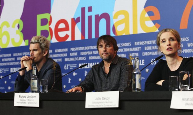 Οι τρεις βασικοί συντελεστές του «Before Midnight», στην επίσημη συνέντευξη Τύπου