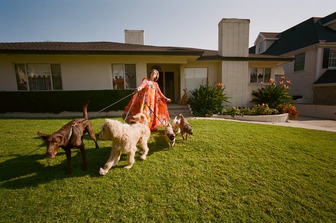 Suburban Dog Lady: Ο Γιώργος Λάνθιμος φωτογραφίζει την Έμα Στόουν και τα σκυλιά της [photos]