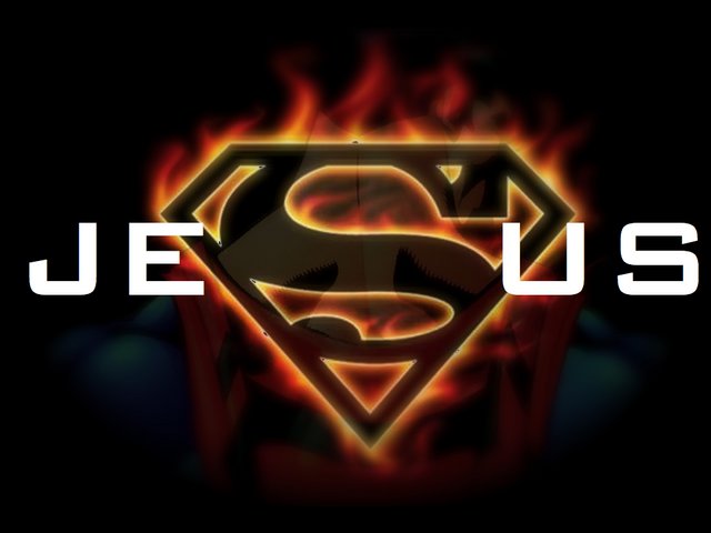 Super Jesus to the rescue!