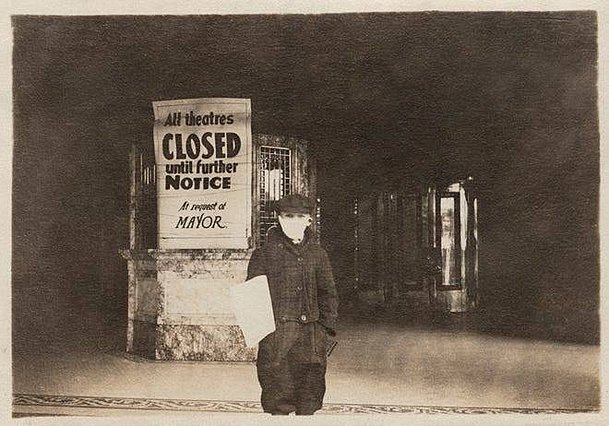 1918: Όταν η ισπανική γρίπη έκλεινε τις αμερικανικές αίθουσες