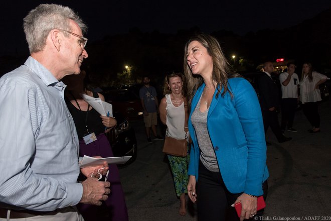 Η Υφυπουργός Παιδείας & Θρησκευμάτων, Σοφία Ζαχαράκη και ο Αμερικανός Πρέσβης, Geoffrey Pyatt.