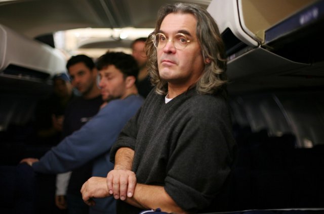O Πολ Γκρίνγκρας στα γυρίσματα της «Πτήσης 93»