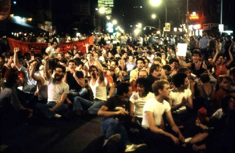 Στιγμιότυπο από συγκέντρωση διαμαρτυρίας εναντίον της ταινίας