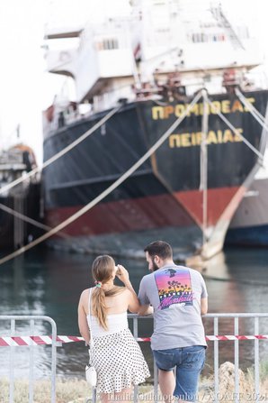 AOAFF: Το «Λιμάνι της Χάβρης» άραξε στην τοποθεσία «Γέφυρα» στο Καρνάγιο της Ελευσίνας