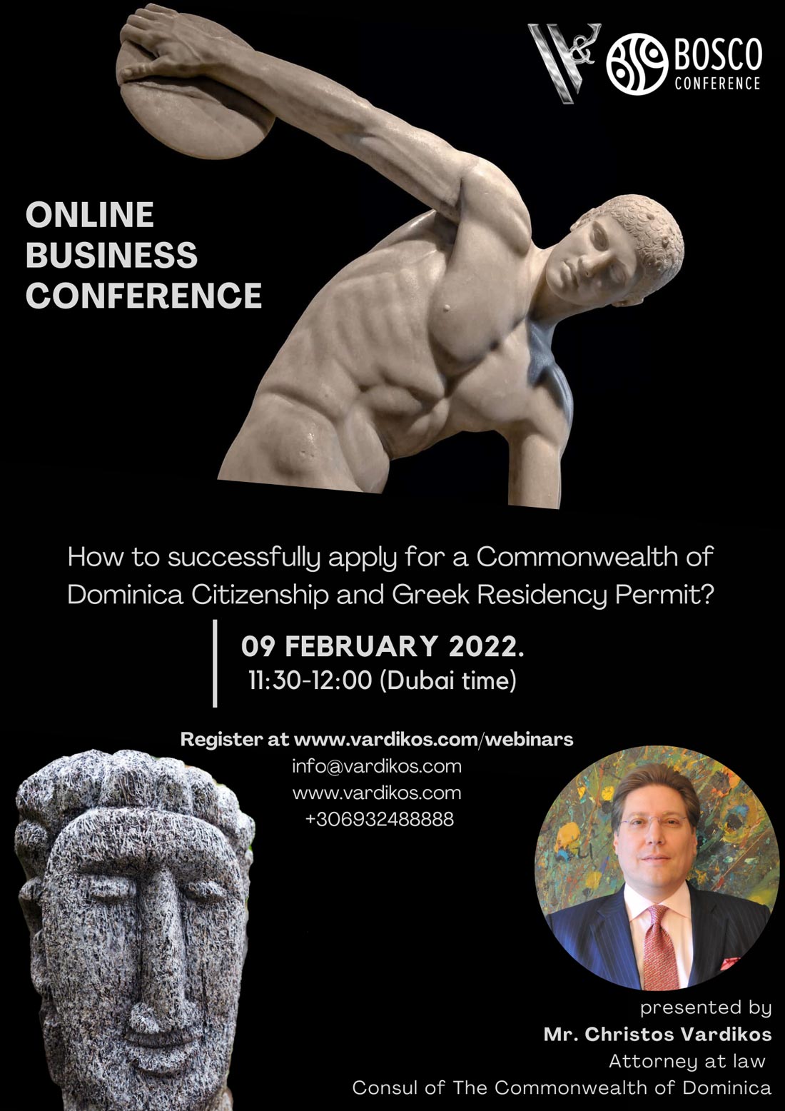 Webinar 18.12.2020 - How to successfully apply for a Commonwealth of Dominica Citizenship and Greek Residency Permit