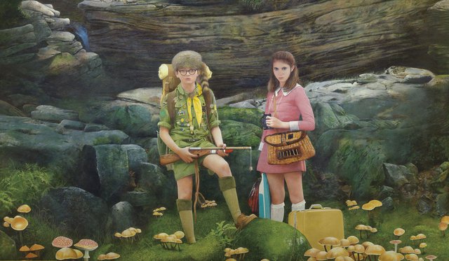 Ζοομ στο υπέροχο artwork του Moonrise Kingdom