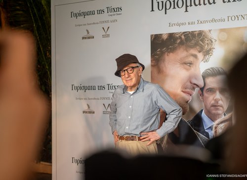 Woody Allen at the official screening of his new film 